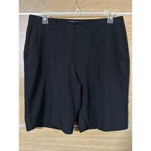 GRAND SLAM Shorts Black Men's sz 36" x 10" Inseam Quick Dry Pockets Flat Front